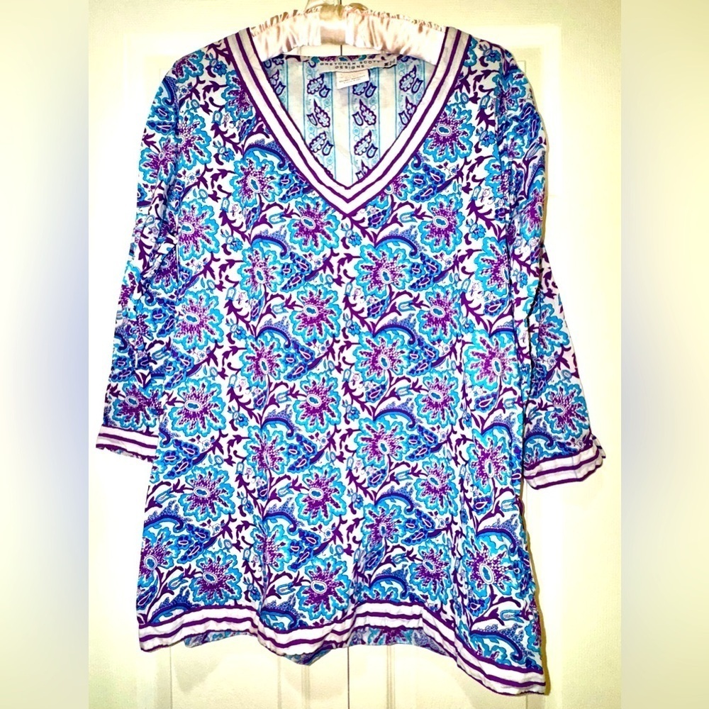 Gretchen Scott cover up tunic. Size medium. VGUC